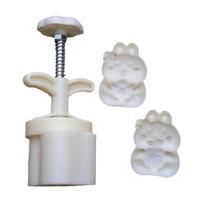 MidAutumn Festival Mooncake Makers Carrot Rabbit Moon Cake Mold Cookie Stamps DIY Hand Press Cookie Dessert Cutters 1