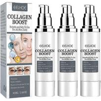 3 VNT. Kolageno Poveikio Anti-Age Serumas, Odos Defektų Koregavimo Serumas Veidui Su Hialurono Rūgštimi, Kolageno Poveikio Anti-Age Raukšlių Šalinimo Serumas 30ML