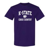 K-State Arch Logo Cross Country T-Shirt - Purple 2XL