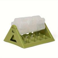 Interactive Dog Food Dispenser Toy - Puzzle Feeder with Leak-Proof Design Slow-Feeding Design & Durable PP Material for Dogs žalia