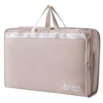 Women's Large Capacity Foldable Travel Bag - Carry-On Luggage & Clothing Separator beveik baltos spalvos