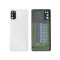 Cache batterie vitre arrière - SAMSUNG - Galaxy A41 (A415F) - Blanc - Pièce détachée originale - Arrière balta