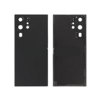 Cache batterie vitre arrière - SAMSUNG - Galaxy S22 Ultra (S908B) - Noire - Sans logo - Compatible S908B juoda
