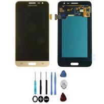 Écran LCD et vitre tactile - SAMSUNG - Galaxy J3 2016 (J320F) - Or - Assemblés sur châssis - Original
