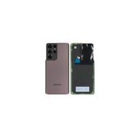 Piece detachee Cache Batterie Vitre Arrière Premium Phantom Brown pour Samsung Galaxy S21 Ultra 5G G998