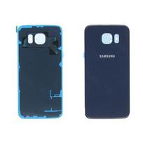 Pièce détachée - SAMSUNG - Galaxy S6 G920F - Cache batterie - Vitre arrière - Noir