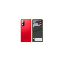 Cache batterie vitre arrière - SAMSUNG - Galaxy S20 FE (G781/G780) - Cloud Red - Premium - Compatible