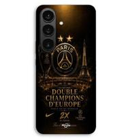 Coque - MANIACASE - Samsung Galaxy S26 Plus - Champions League - 2 étoiles - Noir et doré