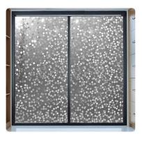 Privacy Frosted Glass Sticker: Light-Transmitting, Opaque, Anti-Peeping Film for Bathroom Windows 30*200cm (unsealed)