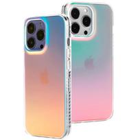 Dėklas iPhone 16 15 14 13 12 11 Pro Max 12 Mini XR XS Max 7 8 Plus Fluorescuojantis Vaivorykštinis Matinis Telefono Dangtelis for iPhone 16 ProMax vaivorykštė