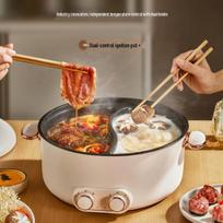 Mandarin Duck 6L Non-stick Electric Hot Pot, Multi-functional Large Capacity Cooker. Electric Hot Pot
