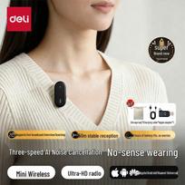 Deli Wireless Lavalier Microphone Single Mic