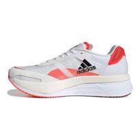 adidas Adizero Boston 10 men low-top fabric carbon plate racing running shoes white-orange-black FY4079 41