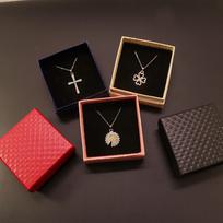 Korean Style Jewelry Gift Box for Necklace, Earrings & Bracelet raudona