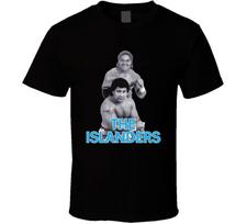 The Islanders Retro Wwf Tag Team Haku Tama Wrestling T Shirt Unisex T-Shirt S įvairiaspalvis