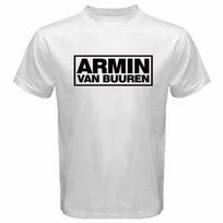 Armin Van Buuren Logo balti unisex marškinėliai S įvairiaspalvis