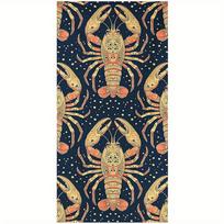 Beach Towel Colorful Lobster Pattern Sun Protection Windproof Suitable for Swimming Pool Camping Travel Blanket 35x75cm&1pc
