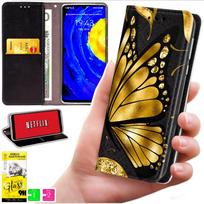 Etui Typu Portfel Do Xiaomi Redmi 15C 5G 173Mm / Poco C85 - Pokrowiec Bluemoon Nadruk + Szkło 9H