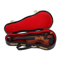 Medinis Mini Smuiko Modelis Ekspozicinis Muzikinis Ornamentas Rankdarbis Namų Biuro Dekorui Gimtadienio Dovana