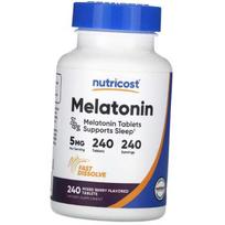 Melatonin Fast Dissolve 5, Nutricost 240 tab Berry Mix (72647038) Berry mix