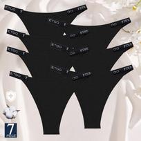 7 vnt./rinkinys Medvilninės kelnaitės Moteriškos apatinės kelnaitės Seksualios kelnaitės G-string Moteriškos kelnaitės Apatiniai Vienos spalvos Intymūs apatiniai M&SET