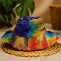 Dažytas Boho skrybėlė Kanapės Medvilnė Su viela kraštas