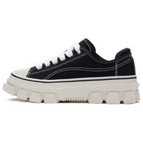 Li Ning Slip Resistant Abrasion Resistant Low top Sports Casual Shoes Unisex Black White AGCS204-3 36
