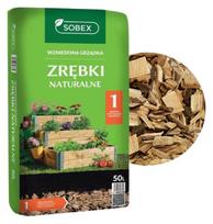 Medžio drožlės dekoratyviam sodo pakeltam lysvei 50L