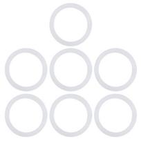 7 sandariklių žiedų rinkinys silikoniniai Sandarikliai kelioniniams puodeliams 0,36 litro Kelioniniai puodeliai 0,5 litro 60x50