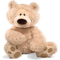 GUND Philbin Klasikinis meškiukas Premium pliušinis žaislas skirtas nuo 1 metų amžiaus Smėlio spalvos 18 Švelnus pliušinis Huggable stilius Ideali dovana skirta United States