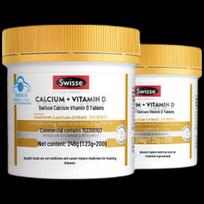 Swisse Calcium + Vitamin D Tablets, 400 Count
