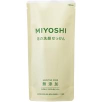 MIYOSHI Foaming Facial Soap Refill 180mL Additive-Free