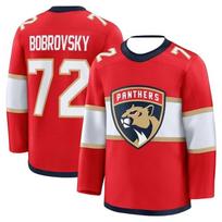 Florida Panthers ledo ritulio marškinėliai - Raudoni su baltais/tamsiai mėlynais/auksiniais akcentais Sportinio stiliaus Būtini marškinėliai 3D spaudiniai Ilgomis rankovėmis V formos iškirpte Viršutiniai drabužiai S