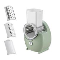 Efficient Electric Rotary Vegetable Shredder Automatic Vegetable Chopper Vegetable Cutter  Kitchen žalia
