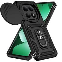Shockproof Case for Xiaomi Redmi Note 15 Pro  5G Note 14 Pro Plus 5G 4G Note15 Note14 Black Hard Cell Phone Bag Cover Funda Redmi Note 15 4G