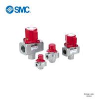 SMC OSHA Compliant Residual Pressure Release 3-Way Valve