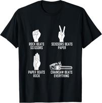Retro Logger Lumberjack Arborists Vintage Chainsaw Gift Unisex T-Shirt S įvairiaspalvis