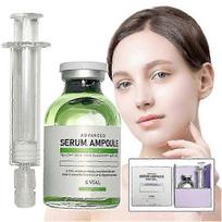 3SET Anti-Aging Stem Cell Ampoule - Micro Needling Serum Booster with Derma Pen, Natural Complex for Wrinkle Reduction & Skin Regeneration