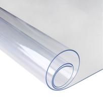 Soft Glass PVC Table Protector Mat skaidri