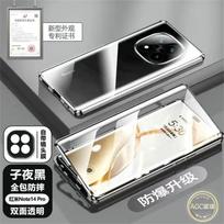 360 Full Case For Poco X7 Case For Xiaomi Redmi Note 14 Pro 5G Double Sided Magnetic Adsorption Metal Tempering Glass Cover For Poco X7 5G juoda