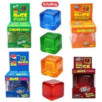 Needoh Nice Cube Slow Rising Squish Toy Soft Stress Relief Squeeze Fidget Toy with Box Surprise Puzzle Gifts 4pcs