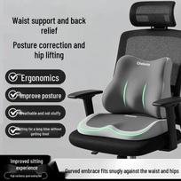 J.Sir Memory Foam Lumbar Support & Seat Cushion Set
