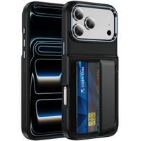 Phone Case for Iphone 17 Pro Max 16 Pro Iphone17 Iphone16 Card Holder Hard Plastic Fashion Protective Funda Cases iPhone 16 Pro juoda