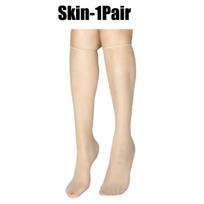Summer Ultra-Thin Korean Style Invisible Thigh-High Socks Nude Seamless Mid-Calf Short Socks for Women Anti-Snag Sheer Stockings One Size