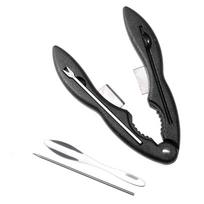 Creative Lobster Cracker Crab Claws Sheller Walnut Clip Sea Food Tool Lobster Clamp Pliers Clip Home Kitchen Seafood Tools 4pcs juoda