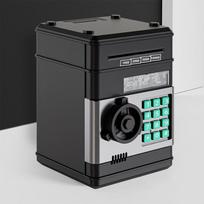 Elektroninis Piggy Bank Automatinis Mini Seifas Monetos Pinigų taupymo Pinigų dėžutė Slaptažodis Skaitliuko kodas Raktų užraktas Monetų banko bankomatas Dovana vaikui