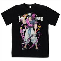 Jujutsu Kaisen Toji Fushiguro Anime Printed Loose Pure Cotton Streetwear T-Shirt, Sorcerer Killer Manga Exclusive Fan T-shirt 4XL