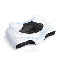 New Style Cow Horn Memory Foam Pillow - Slow Rebound Zero Pressure Design 60x41x13 cm juoda