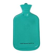 Genuine Yongzi Thickened Rubber Twill Hot Water Bag, Large Size S 0.5L žalia
