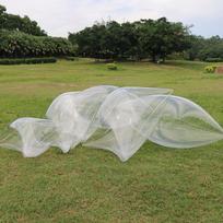 PVC Inflatable Transparent Pillow Core Stand - Creative Airbag-Filled Long Throw Pillow for Portable Folding Back Support. 36cm x 36cm